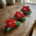 Tropical Hibiscus Acrylic Claw Clip Collection