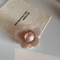Chic Pearl & Rhinestone Floral Claw Clips โ Premium Wholesale Collection