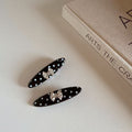 Rhinestone Bow & Polka Dot Duckbill Hair Clips โ Wholesale Collection