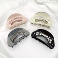 Luxury Crystal-Encrusted Acrylic Arch Claw Clips โ Wholesale Collection