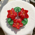 Tropical Hibiscus Acrylic Claw Clip Collection