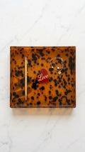 uxury Tortoiseshell Acrylic Accent Tray with 