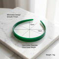 Minimalist Ultra-Light Slim Acrylic Headband (16g)