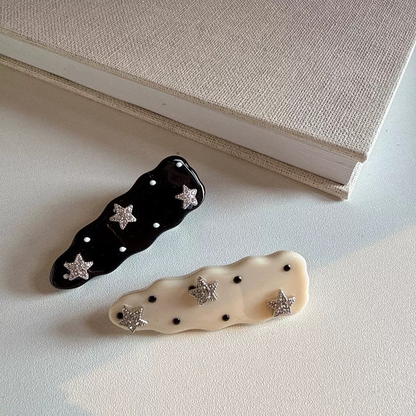 High-End Acrylic Hair Clip – Star Collection
