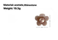 Chic Pearl & Rhinestone Floral Claw Clips – Premium Wholesale Collection