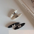 Rhinestone Bow & Polka Dot Duckbill Hair Clips – Wholesale Collection