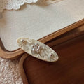 Metallic Flower Acrylic Snap Hair Clips – Premium Wholesale Collection
