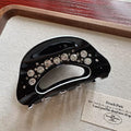 Luxury Crystal-Encrusted Acrylic Arch Claw Clips – Wholesale Collection