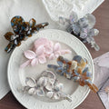 Handmade Floral Acetate Acrylic Hair Clips – Premium Wholesale Collection