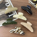 French-Style Lettered Acrylic Arch Claw Clips – Wholesale Collection