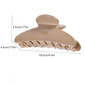 French-Style Lettered Acrylic Arch Claw Clips – Wholesale Collection