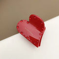 Rhinestone-Bordered Heart Acrylic Claw Clips – Wholesale Collection